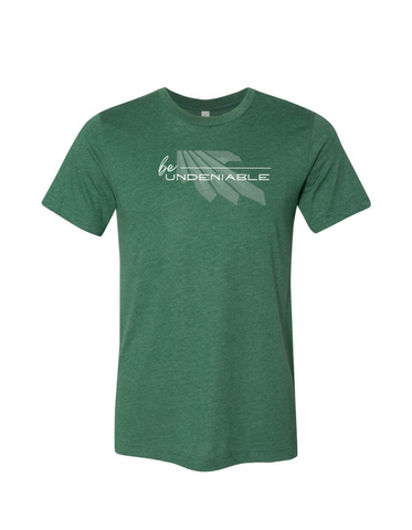 "Be Undeniable" T-Shirt -Unisex - Green or Gray